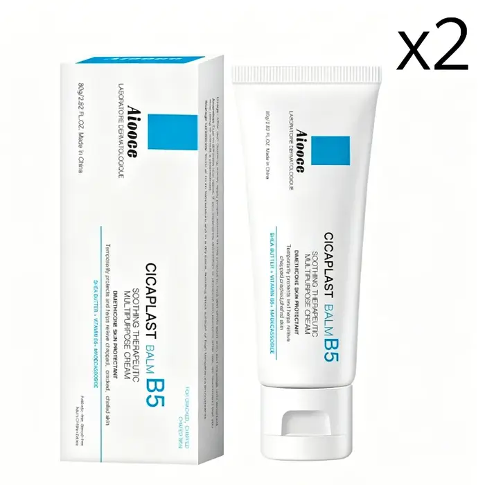 Crème réparatrice de barrière à la vitamine B5 80g, hydratant à la nicotinamide, soulage les rougeurs sèches et sensibles, non irritant, soin du visage quotidien