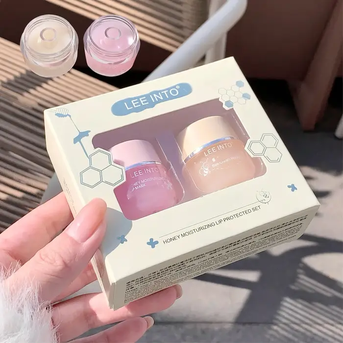 Coffret de baumes à lèvres hydratants Lee into Honey – Réduit les ridules, anti-dessèchement et anti