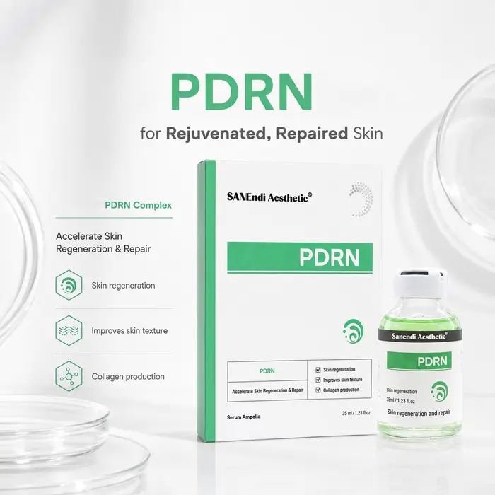 SANENDI Premium Exosbio Sérum Visage PDRN GSH Essence Lissant Raffermissant Hydratant Soin Coréen Vi