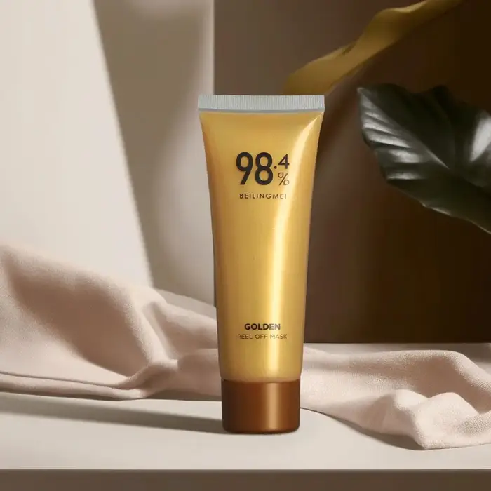 Masque Facial décollable doré