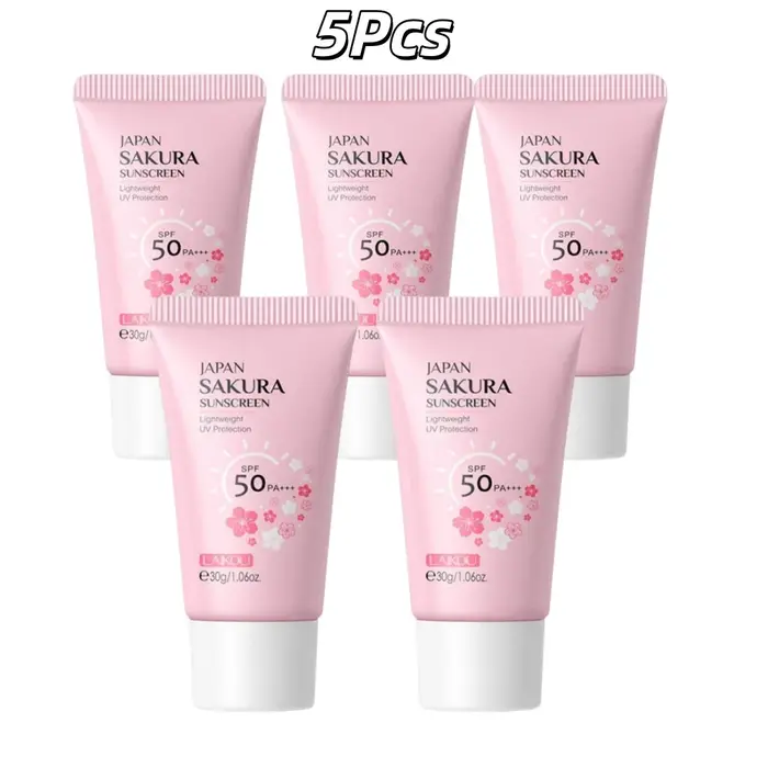 Crème solaire éclaircissante LAIKOU Japan Sakura SPF 50+ pour le visage et le corps