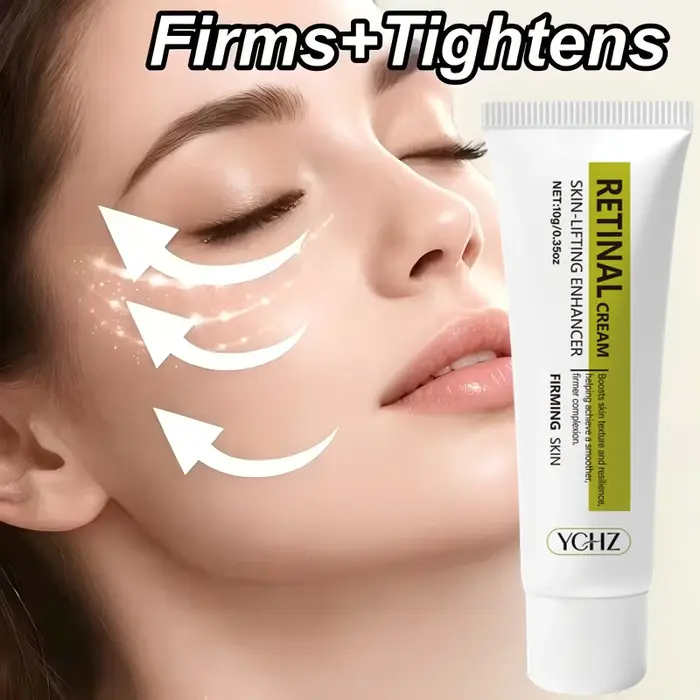 Crème raffermissante pour les yeux au rétinol, hydrate en douceur la zone des yeux, hydrate et nourrit en profondeur, texture douce, convient aux hommes et aux femmes, s'adapte à différents types de p