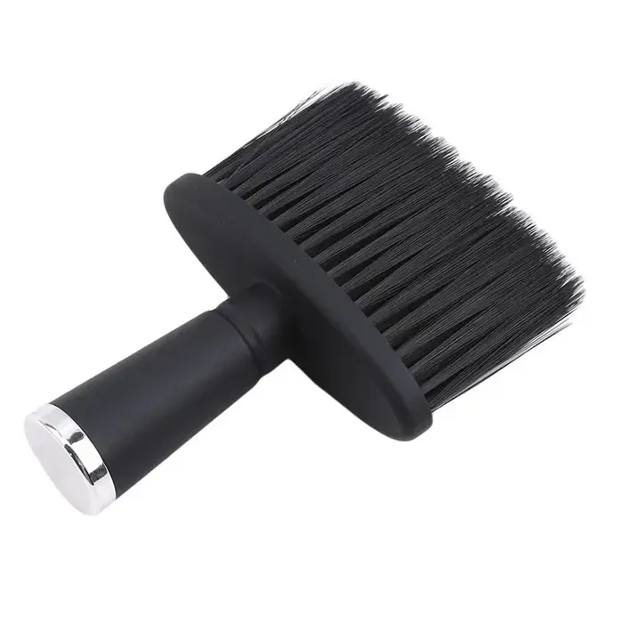 Brosse de nettoyage professionnelle pour barbier, brosse douce pour le cou, le visage et la barbe, o