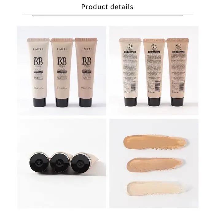 LAIKOU BB crème longue durée imperméable même le teint de la peau dissimuler les Pores couvrir les imperfections beauté visage maquillage 30ml
