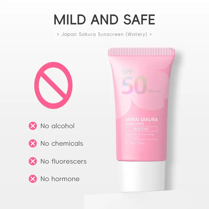 Crème solaire hydratante Laikou Sakura