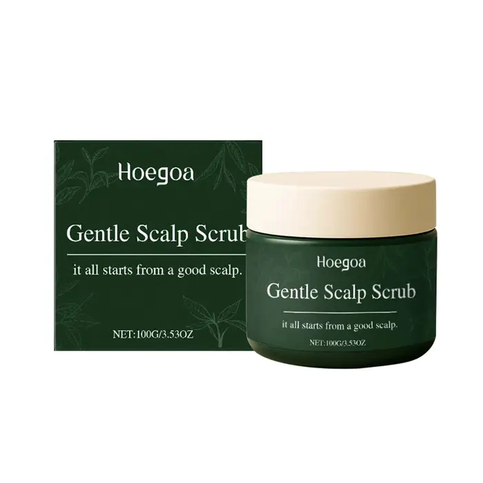 Gommage doux pour le cuir chevelu, exfoliant nettoyant en profondeur, anti-pelliculaire, contrôle du