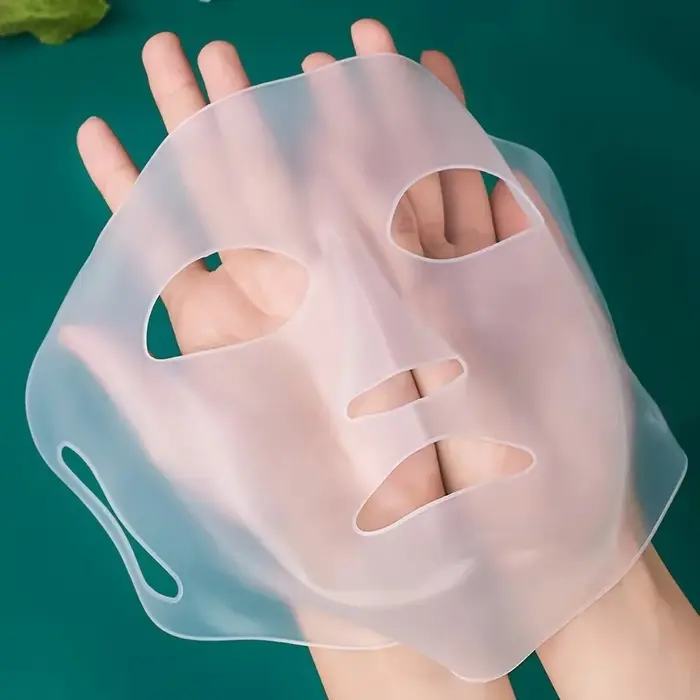 Masque facial hydratant en silicone 3D, outil de visage raffermissant