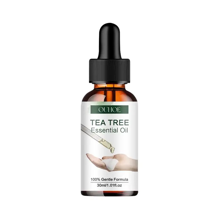 Huile Essentielle Pure d'Arbre à Thé Naturelle Hydratante pour le Visage, le Corps et les Zones Inti