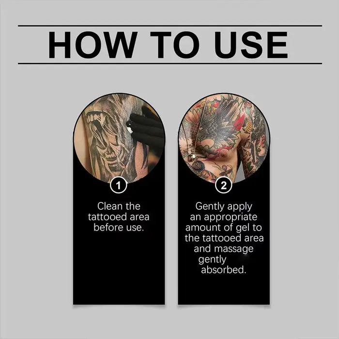 Crème de soin après tatouage qui fixe la couleur