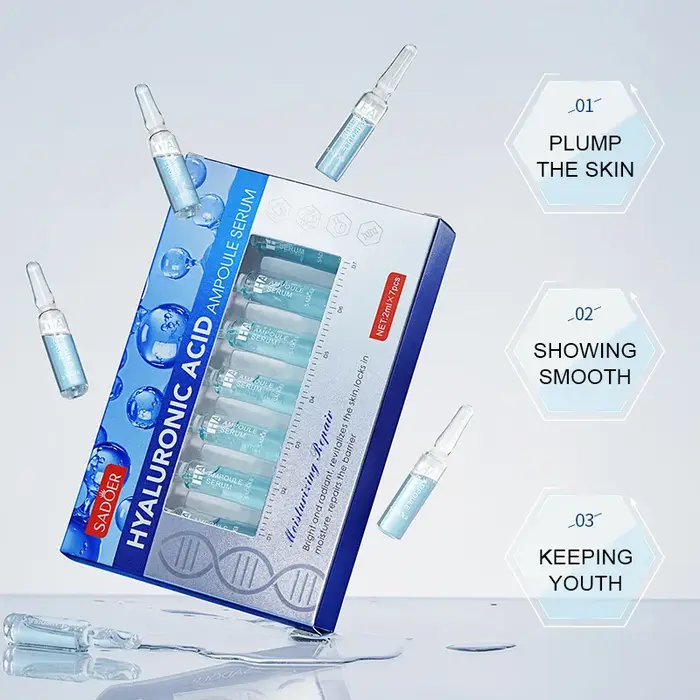 Sadoer Soins de la peau Sérum liquide à l'acide hyaluronique Lifting hydratant pour le visage Glow Up нити