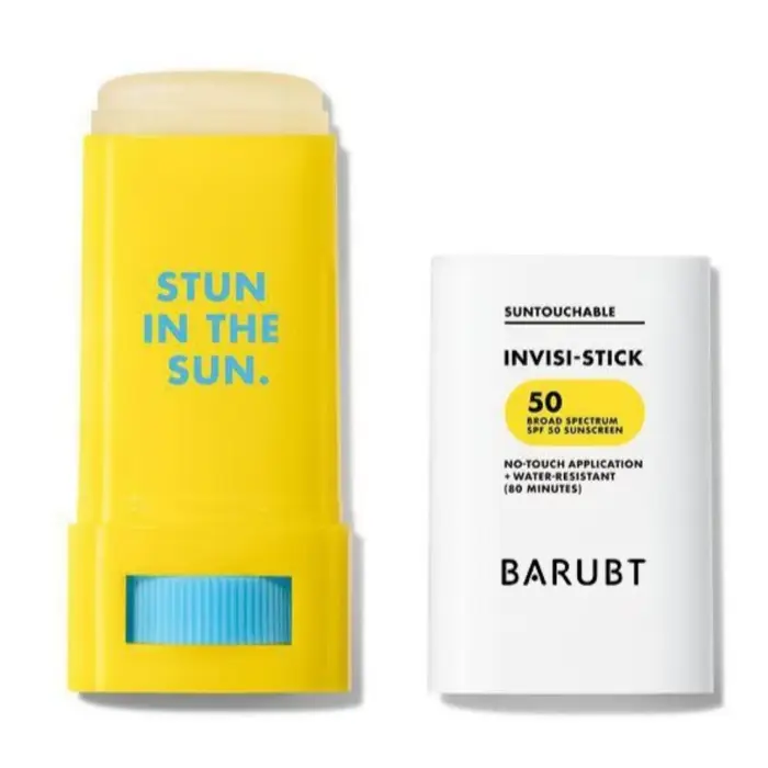 Stick solaire mat SPF50+ imperméable, protection UV, rafraîchissant, non gras, hydratant, bloqueur s