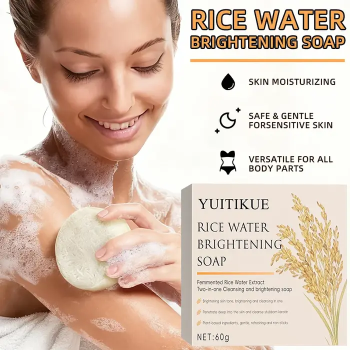 Savon éclaircissant à l'eau de riz fermentée Yuitikue