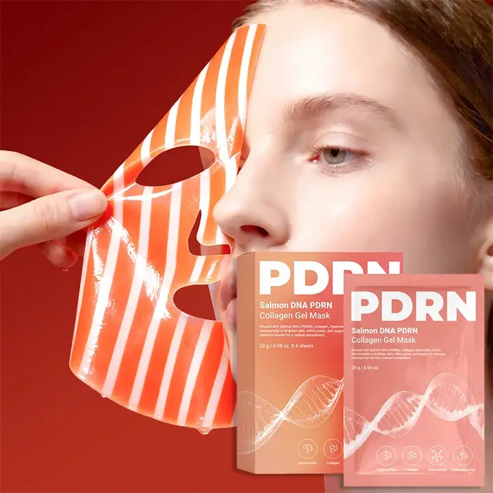 Masque facial au collagène et ADN de saumon PDRN