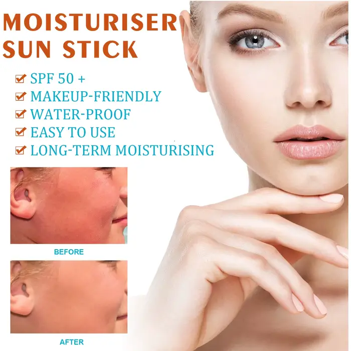 Crème solaire en stick pour le visage