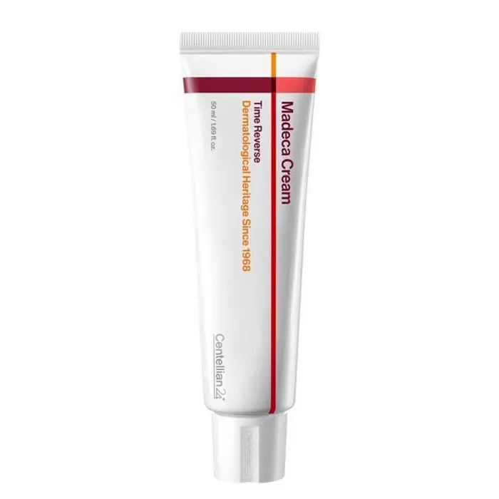 Crème coréenne Madeca 50ml Time Reverse Anti-âge, effet tenseur, réparation de la barrière cutanée, 