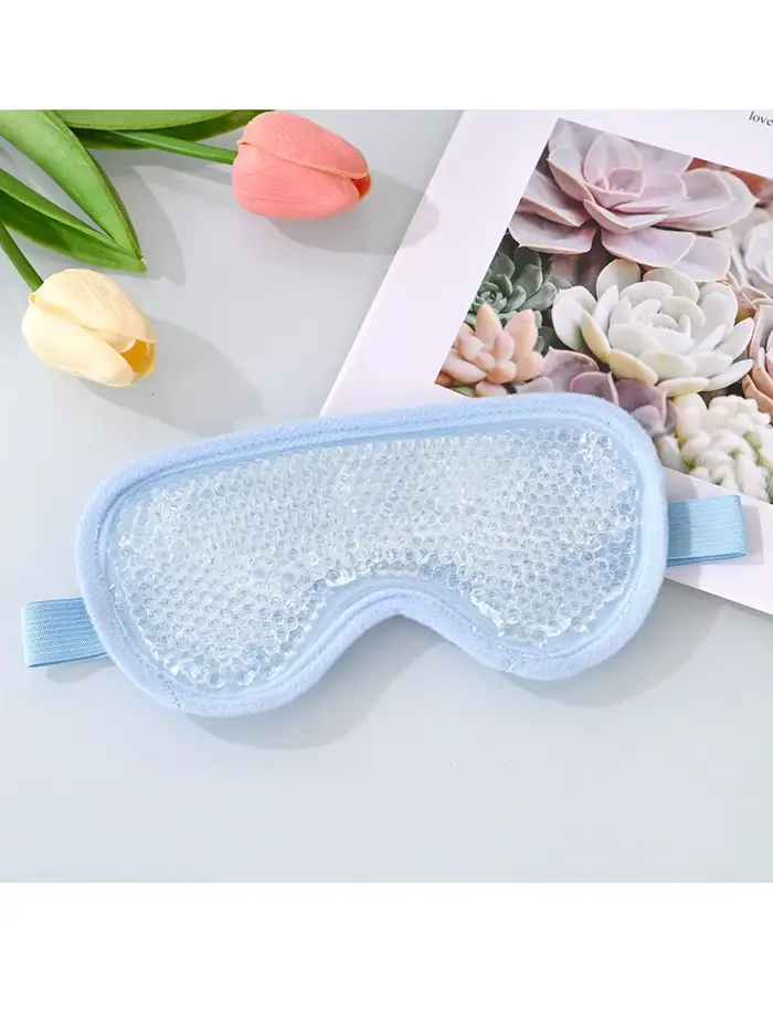 Masque rafraîchissant en gel pour le visage, sac de glace pour thérapie faciale, masque de refroidis