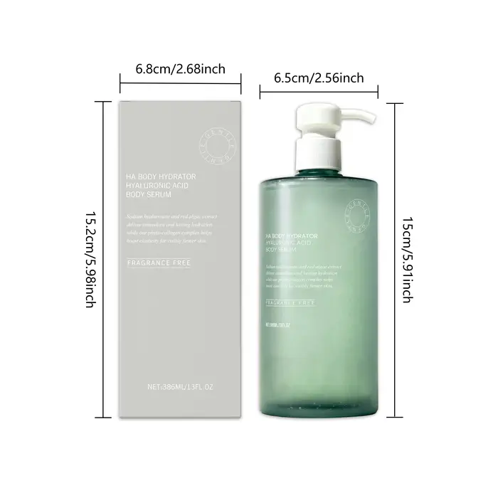 Sérum corporel à l'acide hyaluronique, lotion hydratante profonde pour une peau plus lisse et plus p