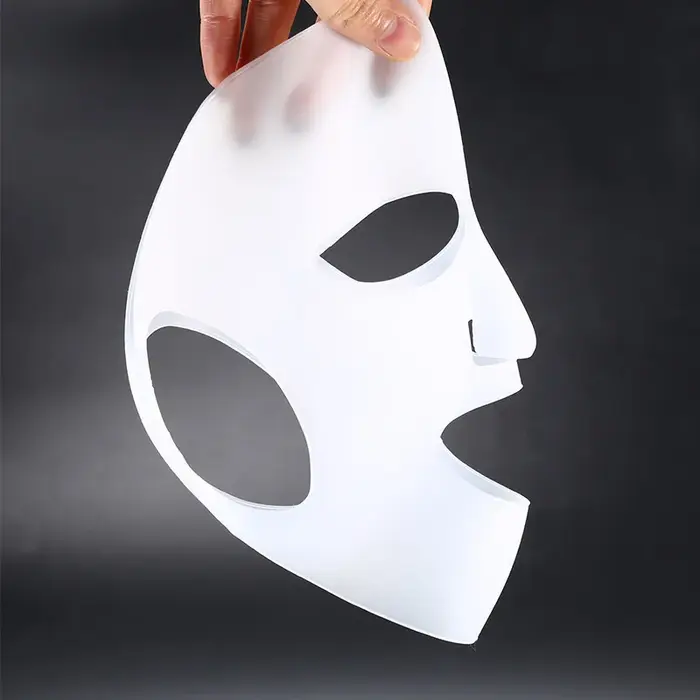 Masque facial en silicone réutilisable