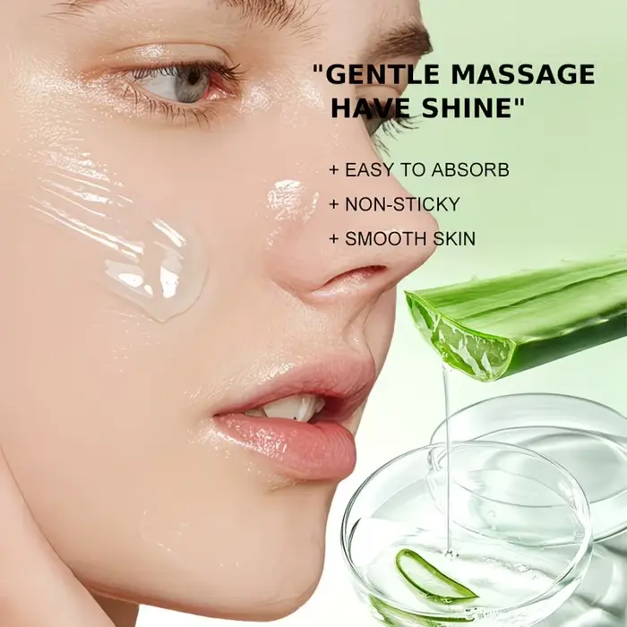 Gel d'aloe vera pur avec acide hyaluronique