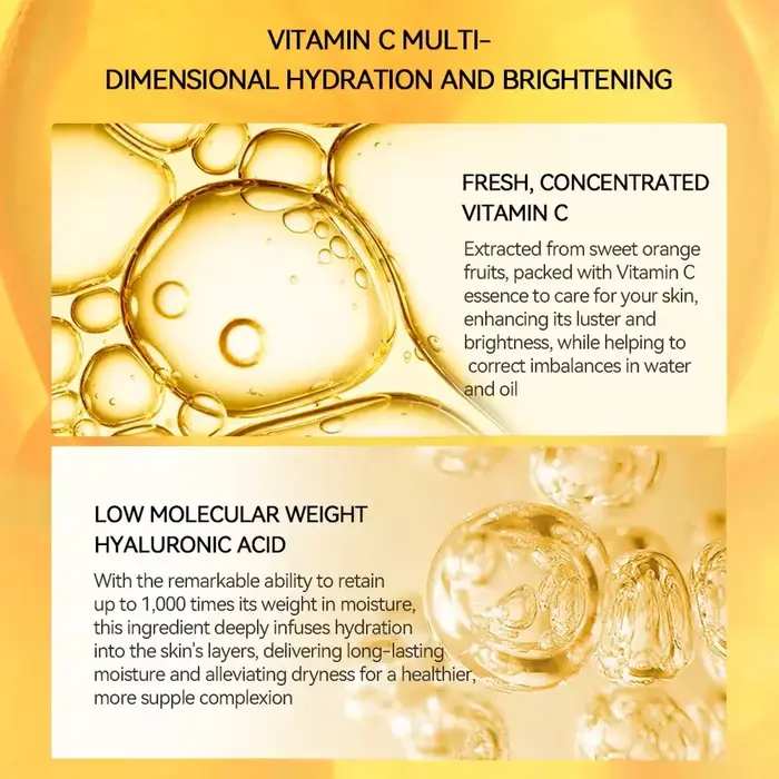 FONCE Toner Vitamine C Hydratant Hydratant Rafraîchissant 500ml
