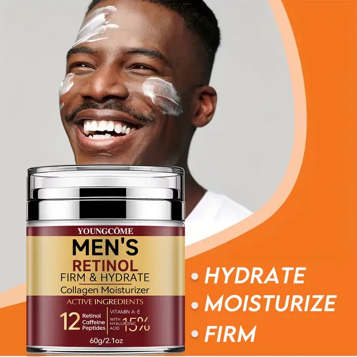 Crème pour le visage raffermissante au rétinol pour homme