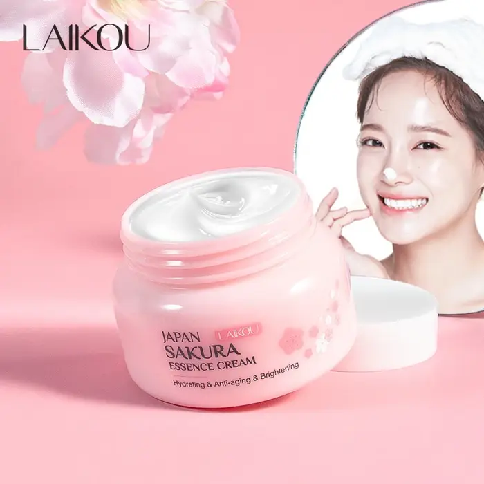 LAIKOU japon Sakura Essence crème pour le visage rides fleur de cerisier