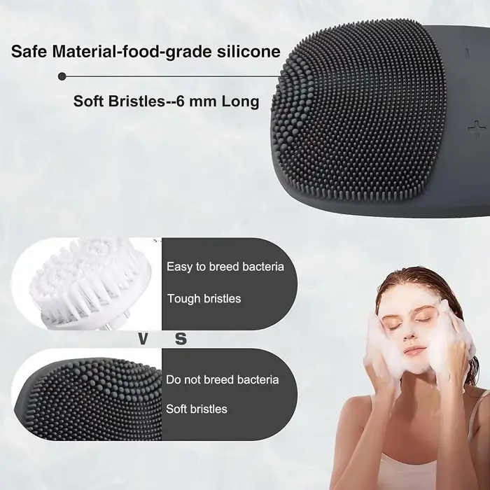 Brosse nettoyante électrique sonique pour le visage