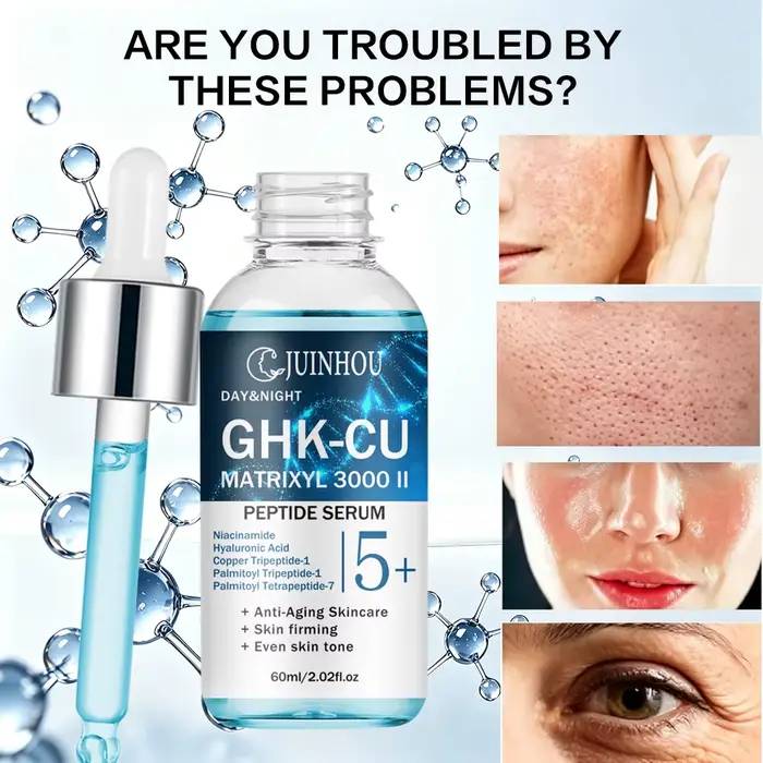 Sérum facial JUINHOU au cuivre bleu pour éclaircir la peau