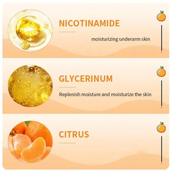 Crème éclaircissante pour les aisselles à la vitamine C