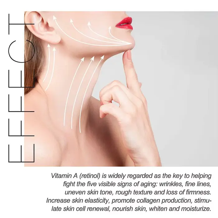 Crème hydratante anti-rides pour le visage au rétinol