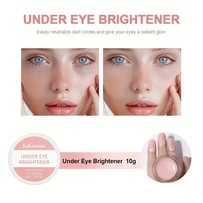 Correcteur éclaircissant hydratant pour les yeux et crème contre le contour