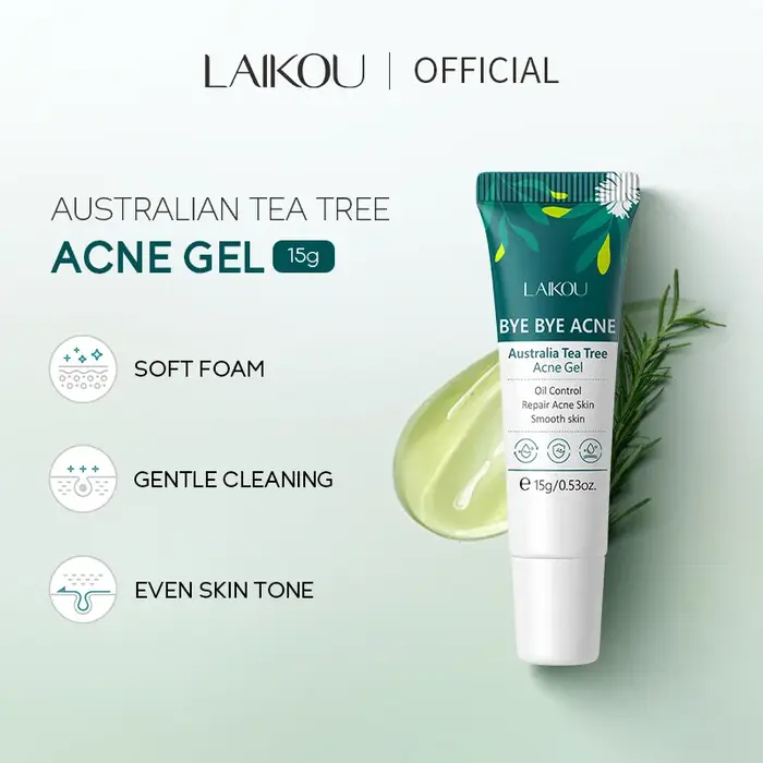 LAIKOU Aloe Vera Gel crème pour le visage arbre à thé