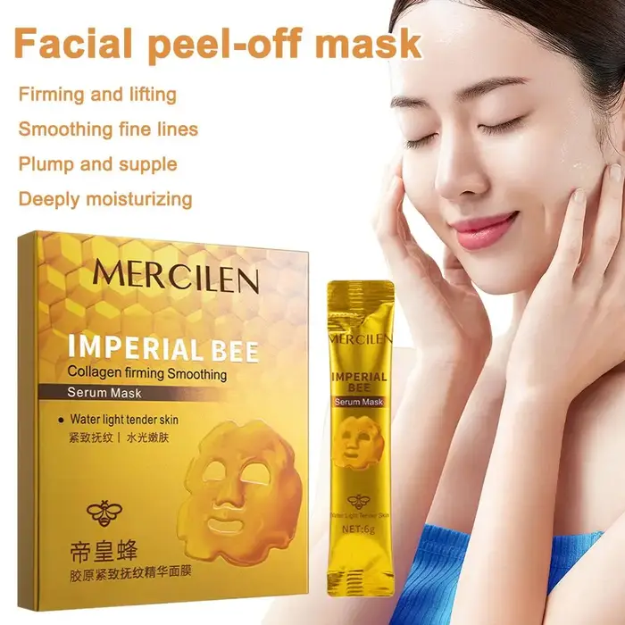 Masque hydratant et raffermissant au collagène/curcuma et vitamine C