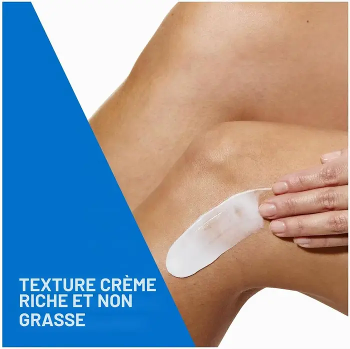 Crème hydratante CeraVe 340g sans parfum, crème quotidienne pour le visage et le corps avec céramides pour le soin des peaux sèches