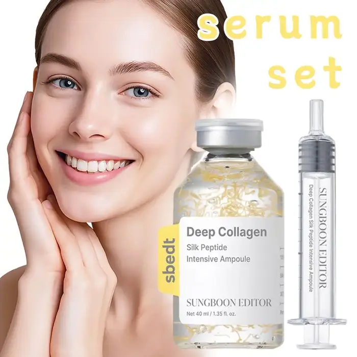 SUNGBOON EDITOR sérum à l'essence de collagène de soie réparation de la peau raffinant la Texture traitement hydratant