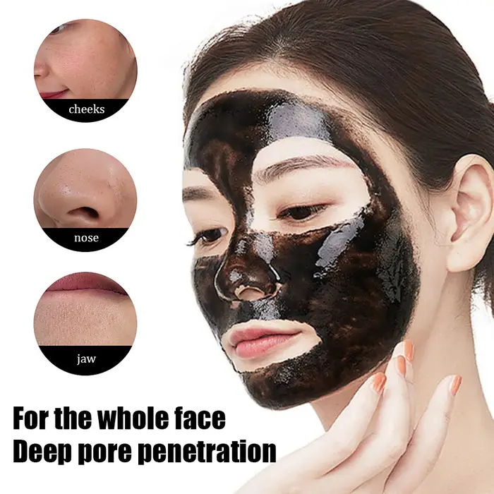 Masque Noir Charbon de Bambou - Purification Intense des Pores | Texture Douce