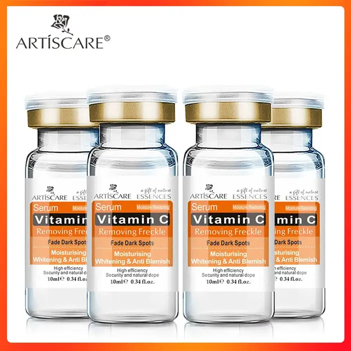 ARTISCARE sérum à la vitamine C pour le visage hydratant 4 pièces acide hyaluronique soin du visage 
