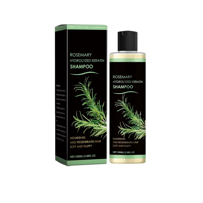 Shampoing naturel au romarin, perte d'épaisseur des cheveux, nourrissant en profondeur, soin du cuir