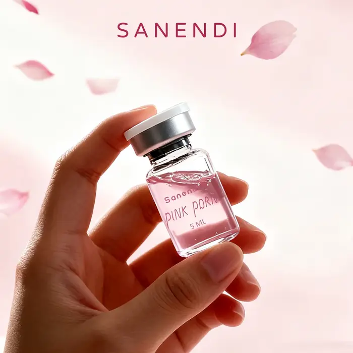 Sérum Der.pen SANENDI Rose Pink PDRN Soin Visage ADN de Saumon Peptide Booster Cutané pour Femme Beauté 2026 Nouvelle Gamme Coréenne de Soins de la Peau