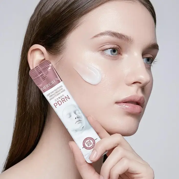 1/2 Boîte Mercilen Water Light PDRN Masque de Nuit Raffermissant Hydratant Nourrissant Anti-Âge Soin Quotidien du Visage