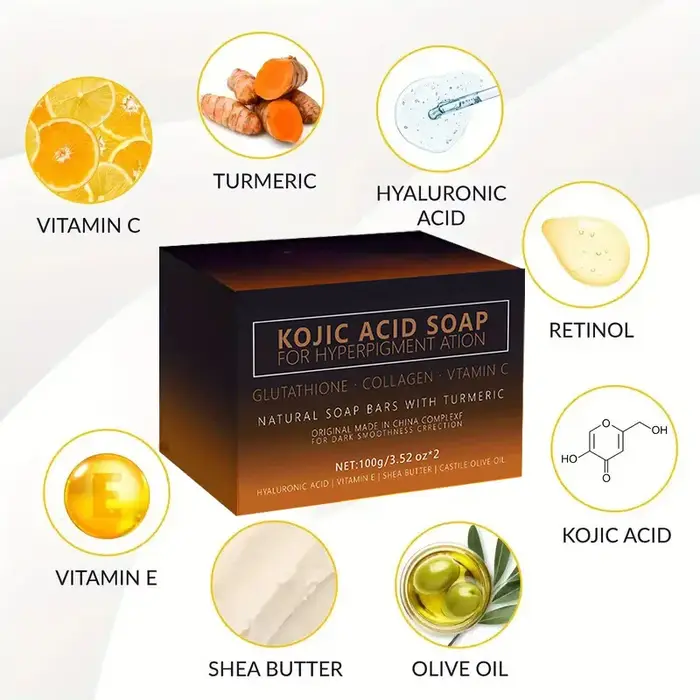 100g de savon à l'acide kojique avec vitamine C