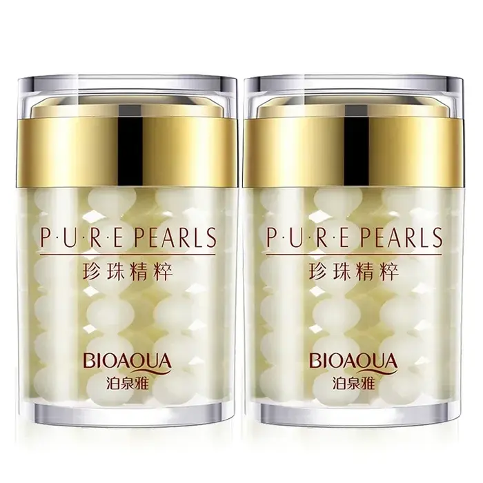 BIOréveiller A-Crème pour le visage à base de perles pures, produit hydratant, raffermissant pour la