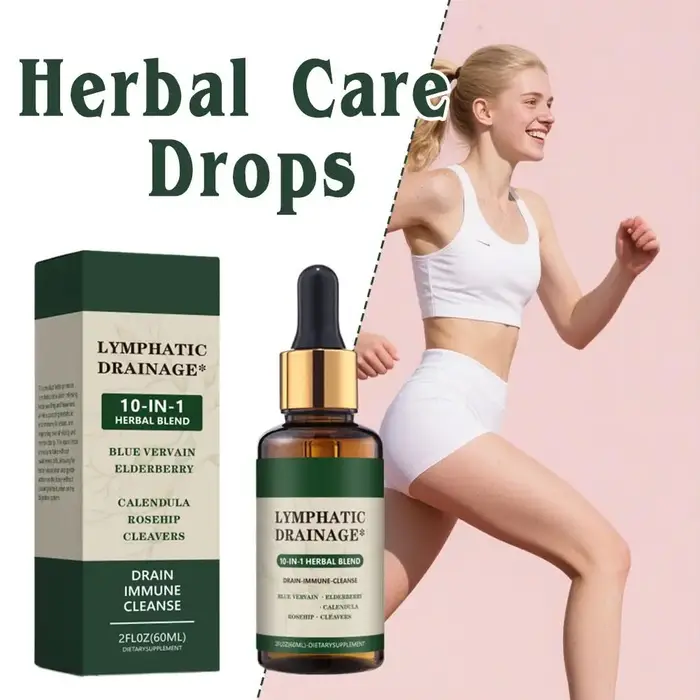 Teinture à base de plantes pour drainage lymphatique 10 en 1