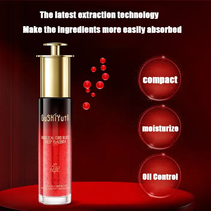 Essence anti-rides à l'extrait de placenta de mouton 40 ml - Hydratation intense