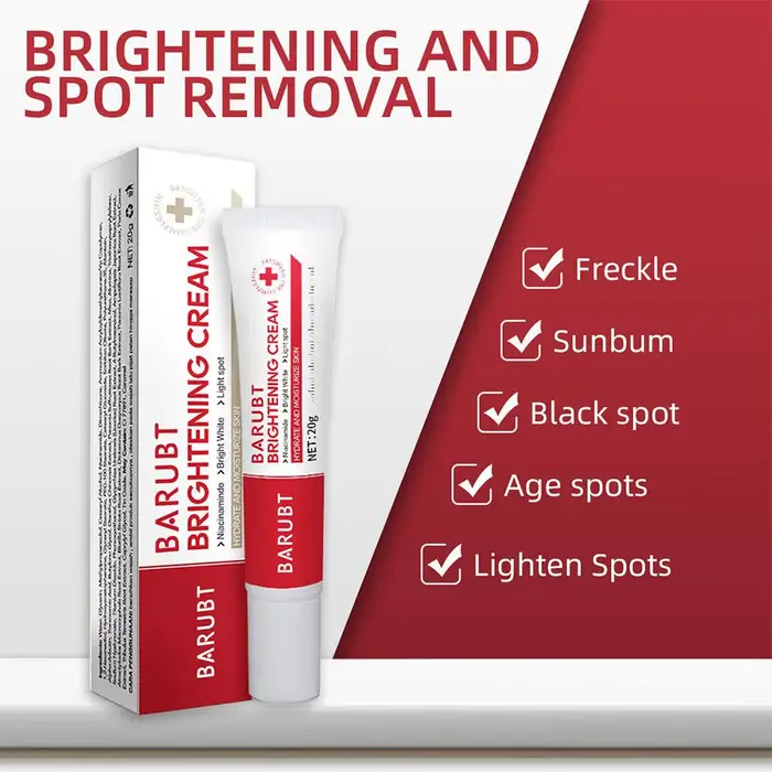 Crème éclaircissante pour le visage