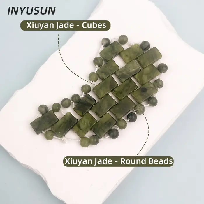 1 ensemble de masque pour les yeux en jade-un outil de massage de relaxation