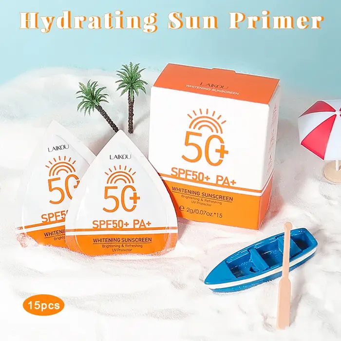 Mini crème solaire pour le visage
