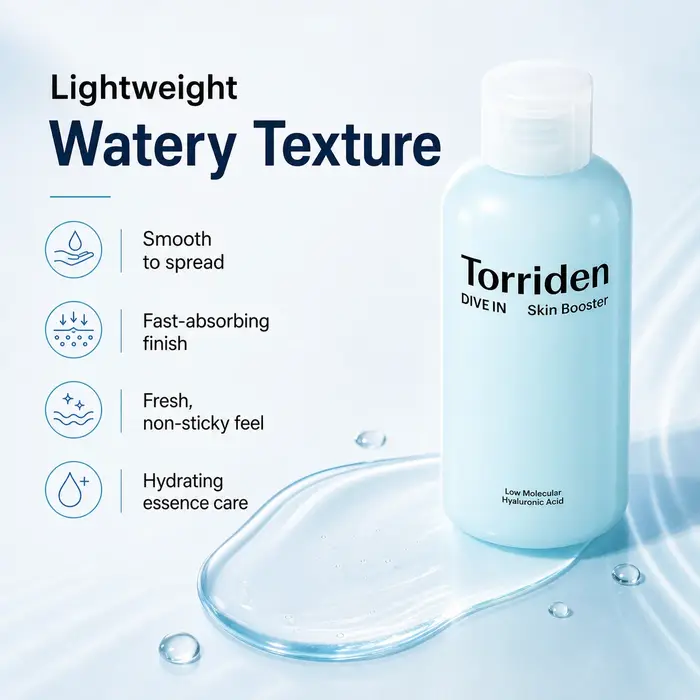 Torriden DIVE-IN Acide Hyaluronique à Faible Poids Moléculaire - Booster Cutané 200ml - Tonique Hydratant Visage