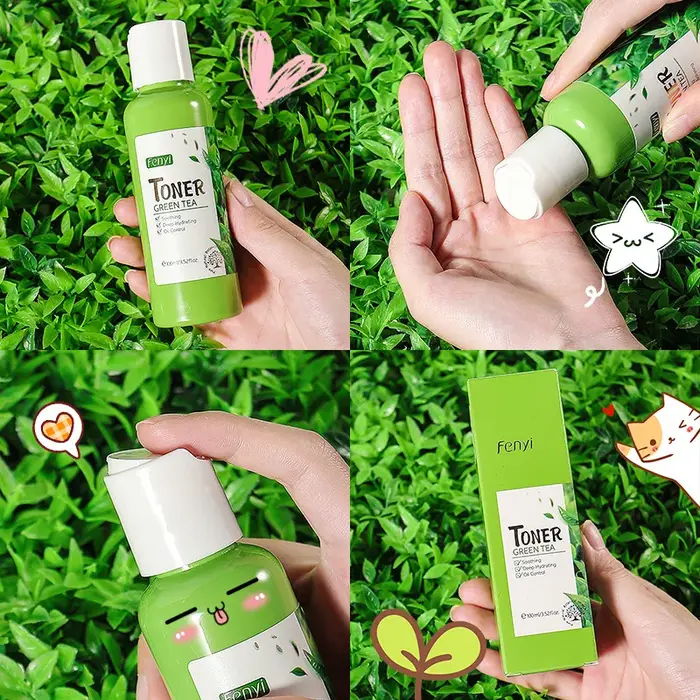 Tonique hydratant pour le visage au thé vert