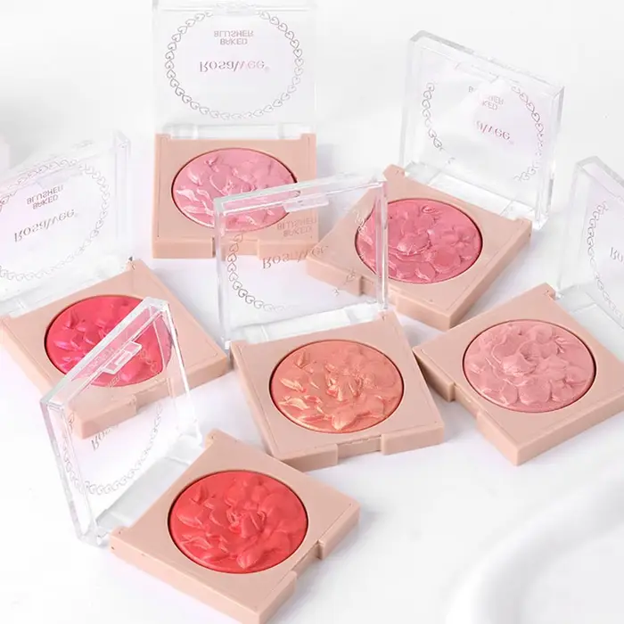 Fard à joues Rose de Style européen et américain avec paillettes fines scintillantes